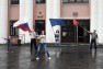 Флеш – акция ко Дню Российского флага (фото Людмилы Степико)